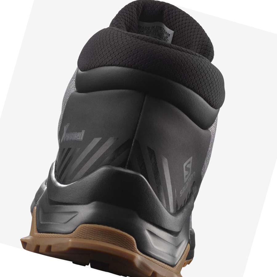 Salomon X REVEAL CHUKKA CLIMASALOMON™ WATERPROOF Erkek Kışlık Botlar Gri | TR 3378VRW